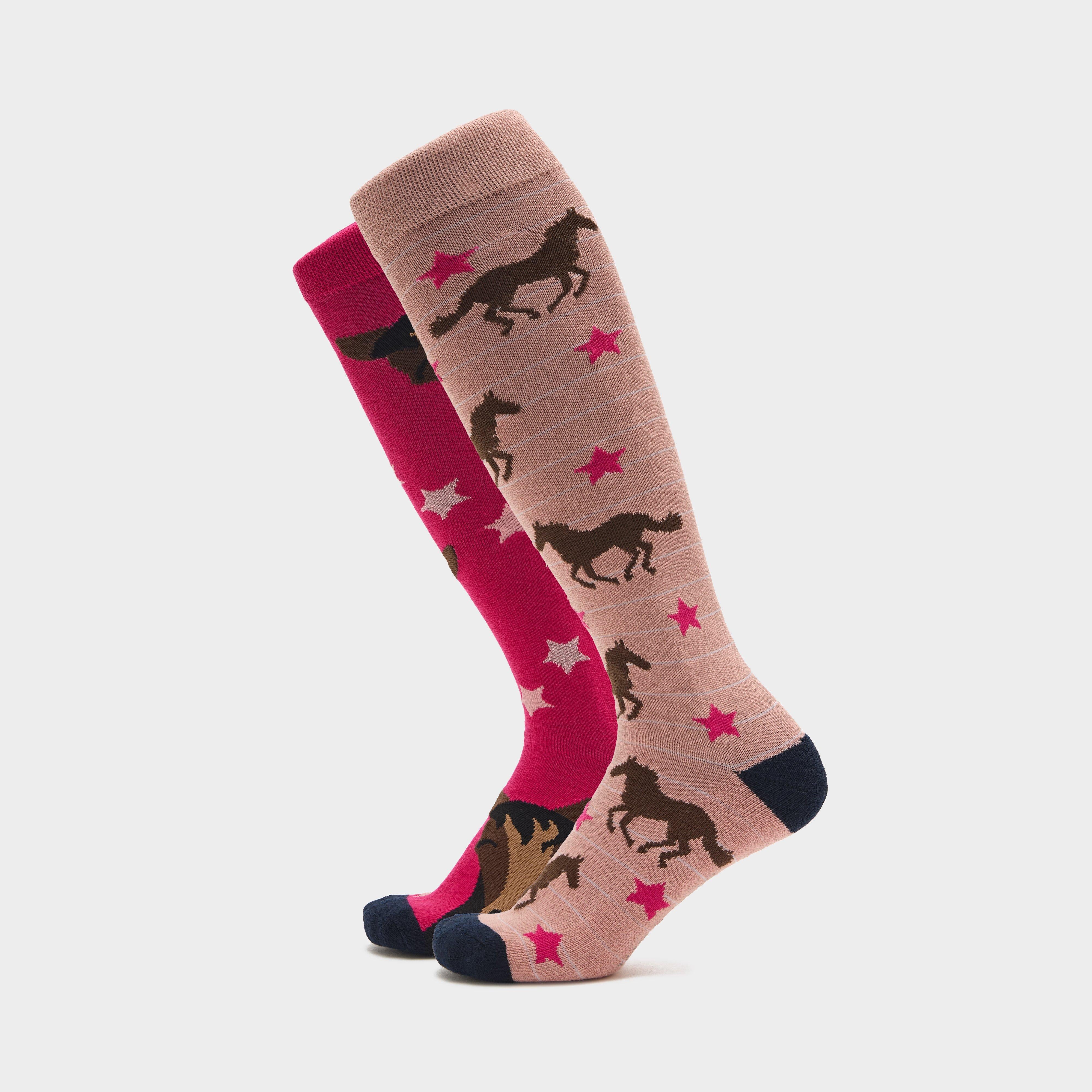 Women's Knee-High Equestrian Socks 2 Pack
