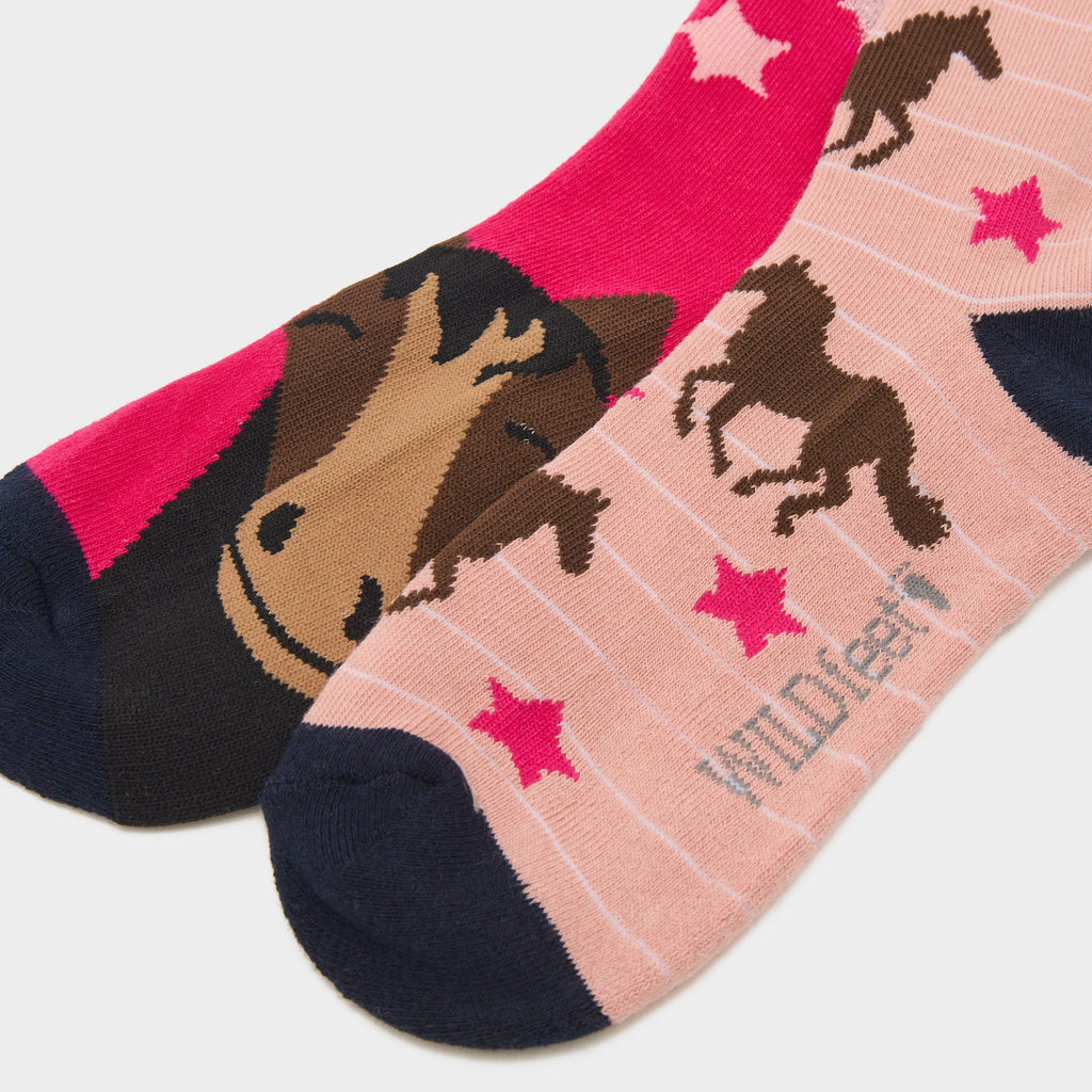 Women's Knee-High Equestrian Socks 2 Pack
