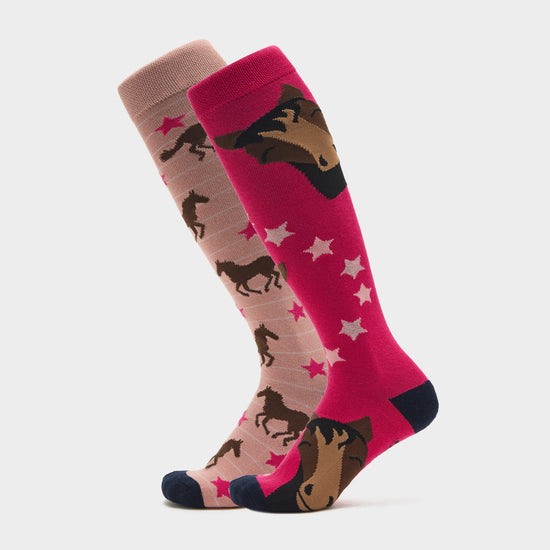 Kids' Knee-High Equestrian Socks