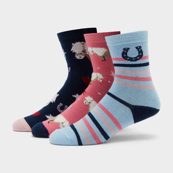 Women's Crew Socks 3-Pack