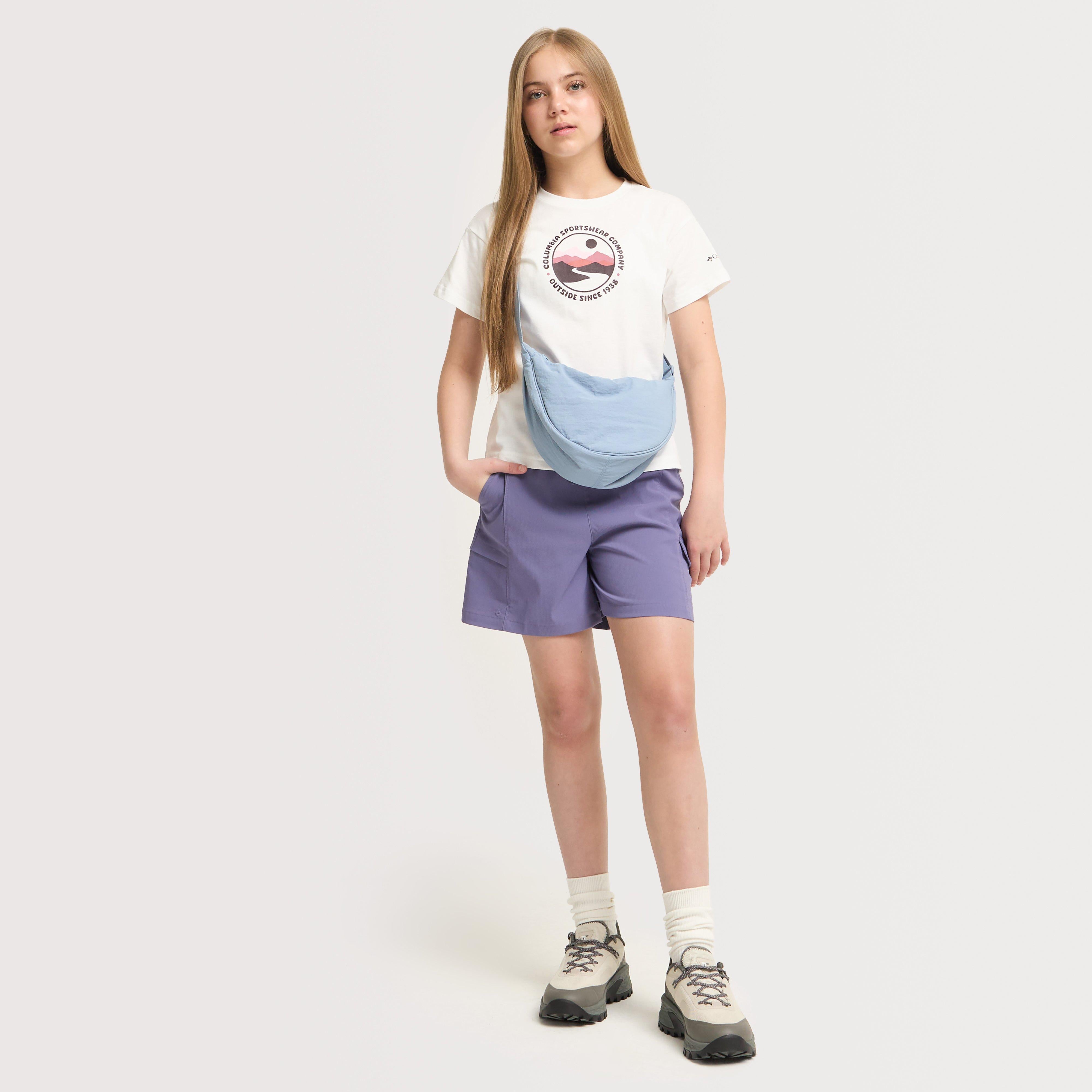 Girls' Mission Lake™ II Organic Cotton T-Shirt White