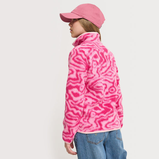 Kids' Helvetia™ II Sherpa Half Snap Printed Fleece