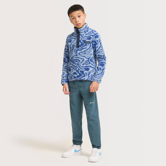 Kids' Helvetia™ II Sherpa Half Snap Printed Fleece