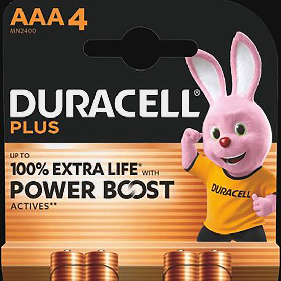 Plus AAA Boost Batteries 4 Pack