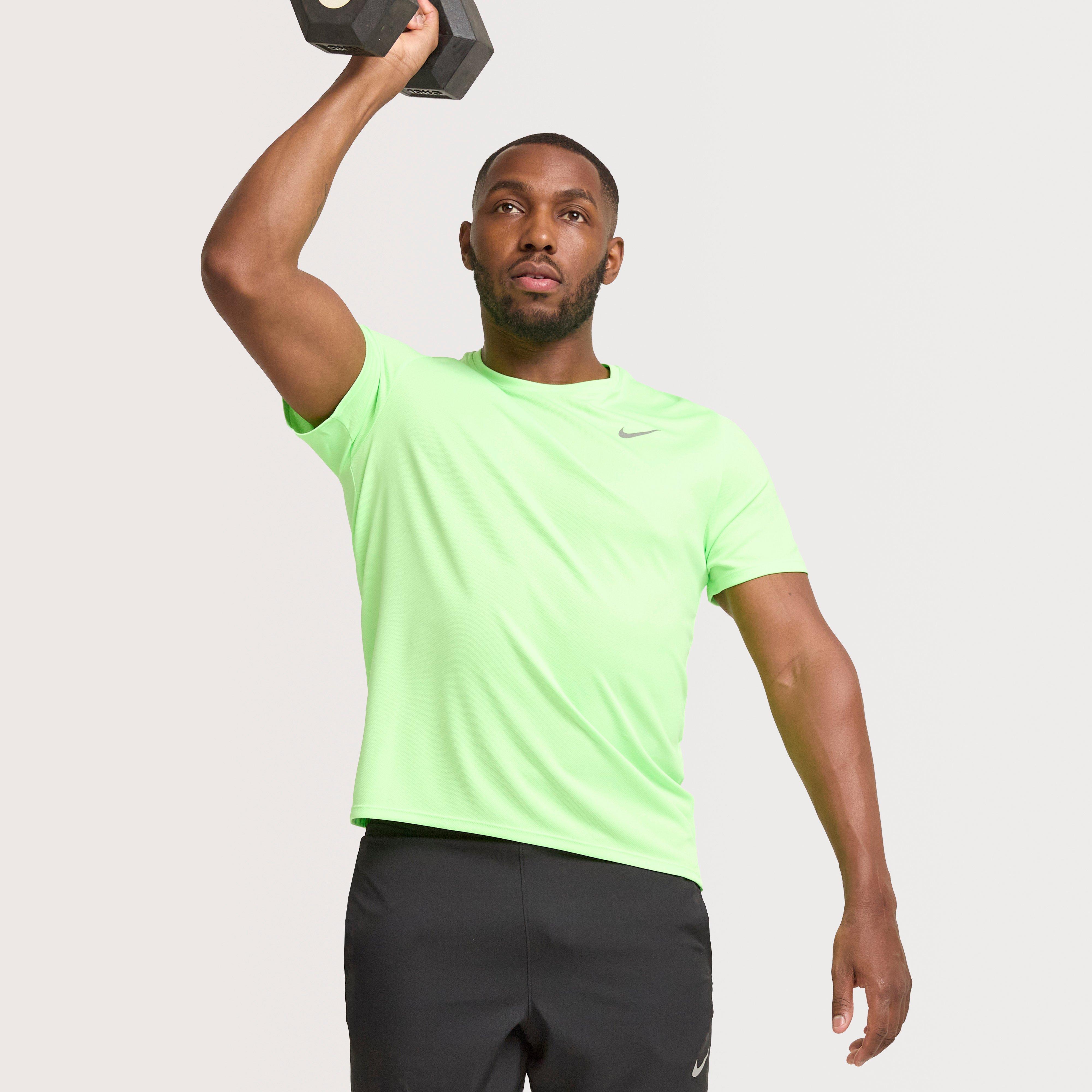 Men's Dri-FIT Miler UV Short Sleeve Running Top