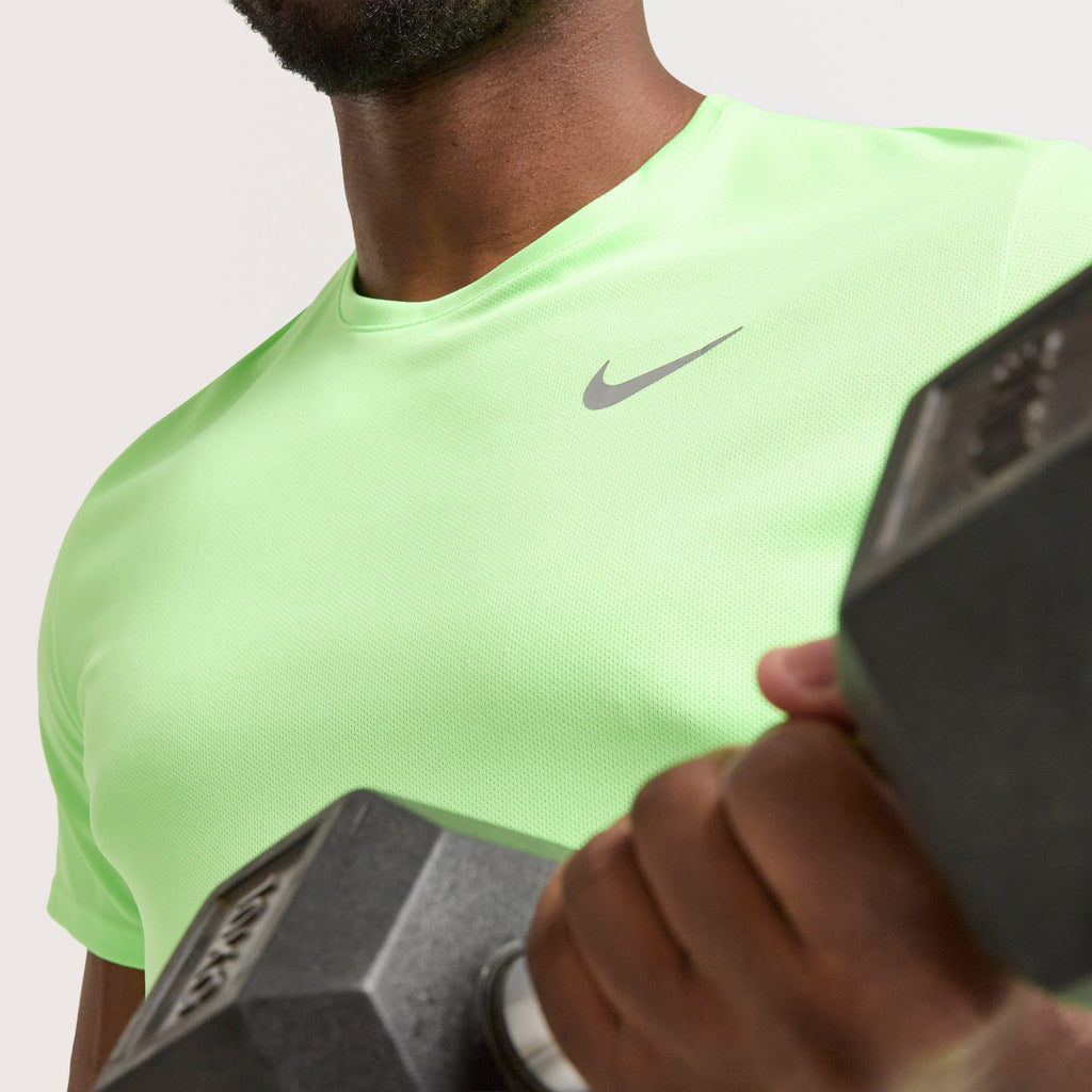 Men's Dri-FIT Miler UV Short Sleeve Running Top