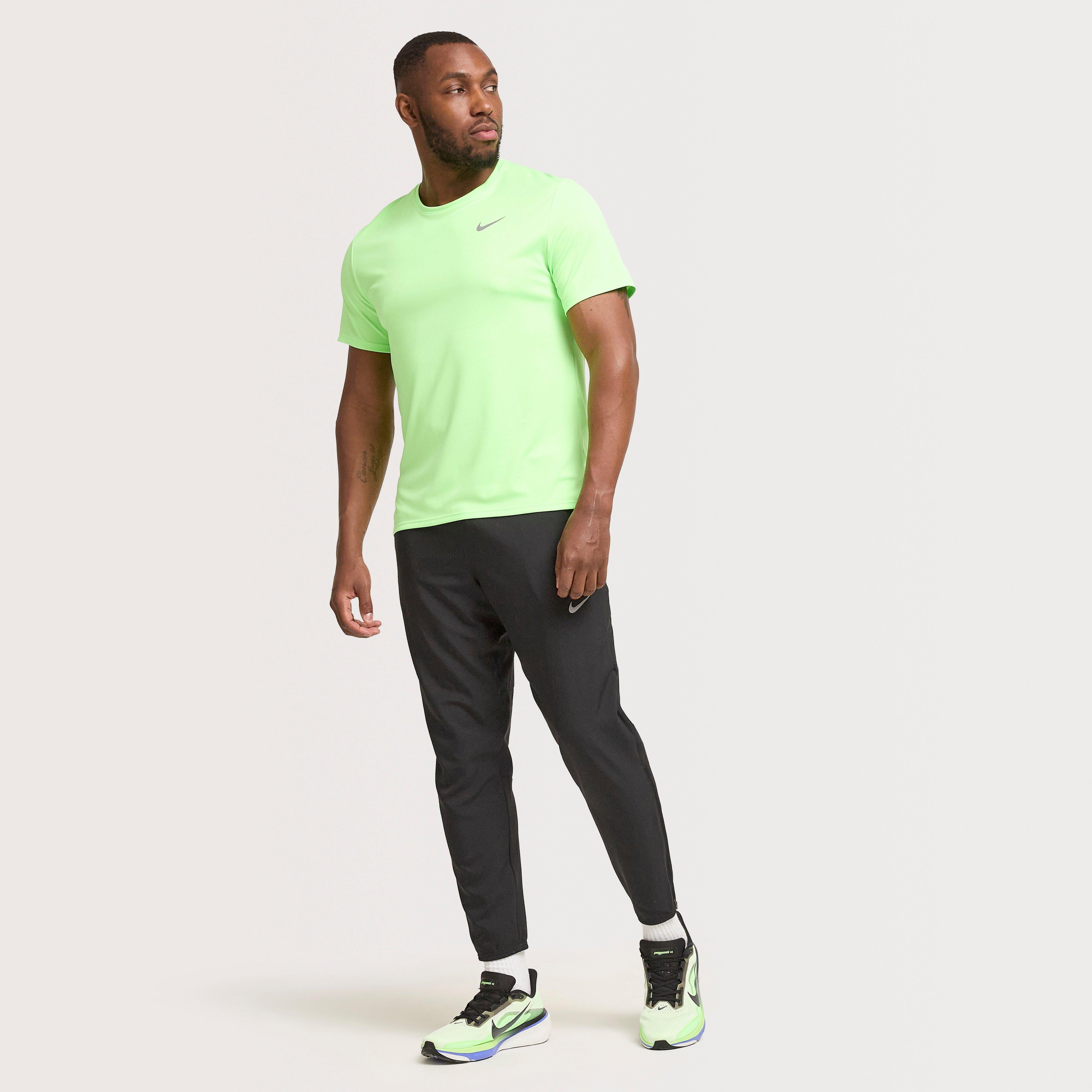 Men's Dri-FIT Miler UV Short Sleeve Running Top