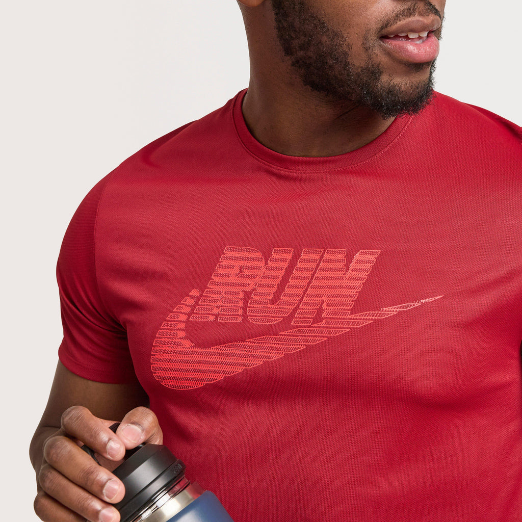 Men's Dri-FIT UV Miler Short-Sleeve Running Top