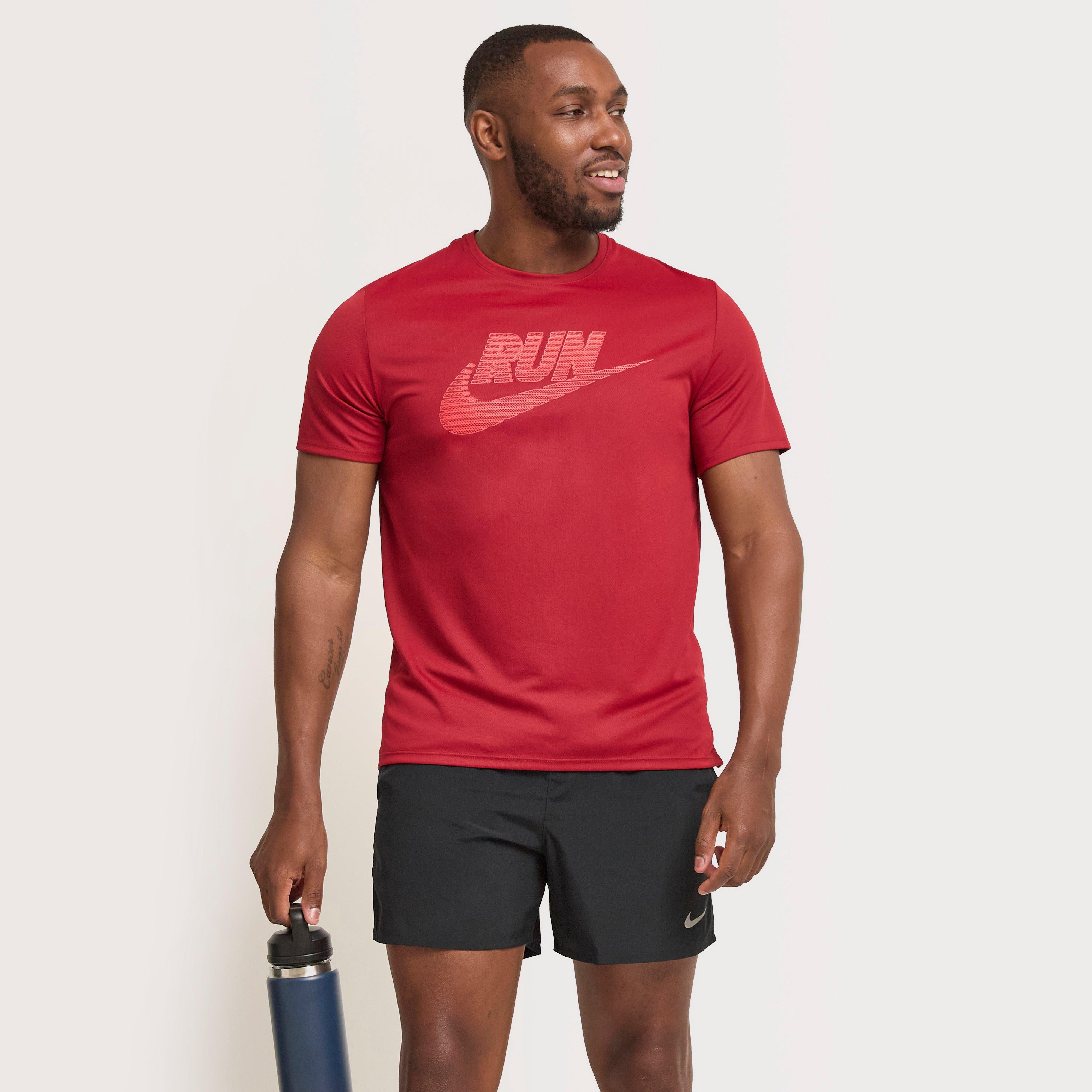 Men's Dri-FIT UV Miler Short-Sleeve Running Top