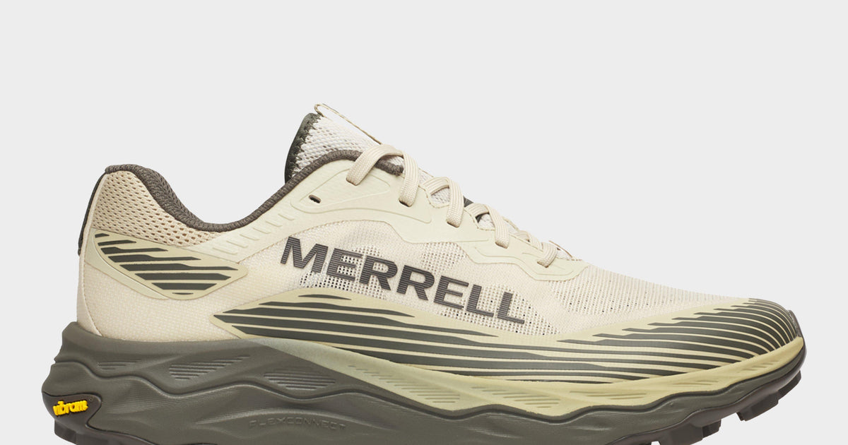 Beige Merrell Men’s Agility Peak 6 Trail Running Shoe – GO Outdoors