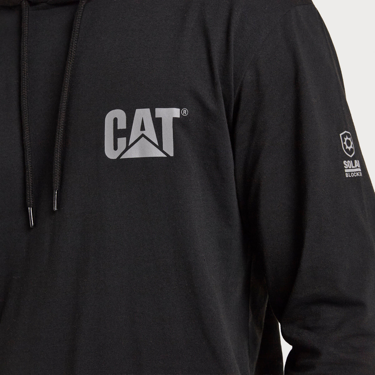 Men's CAT Hooded Long Sleeve Tee