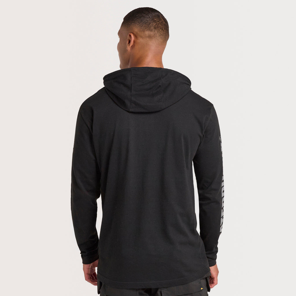 Men's CAT Hooded Long Sleeve Tee
