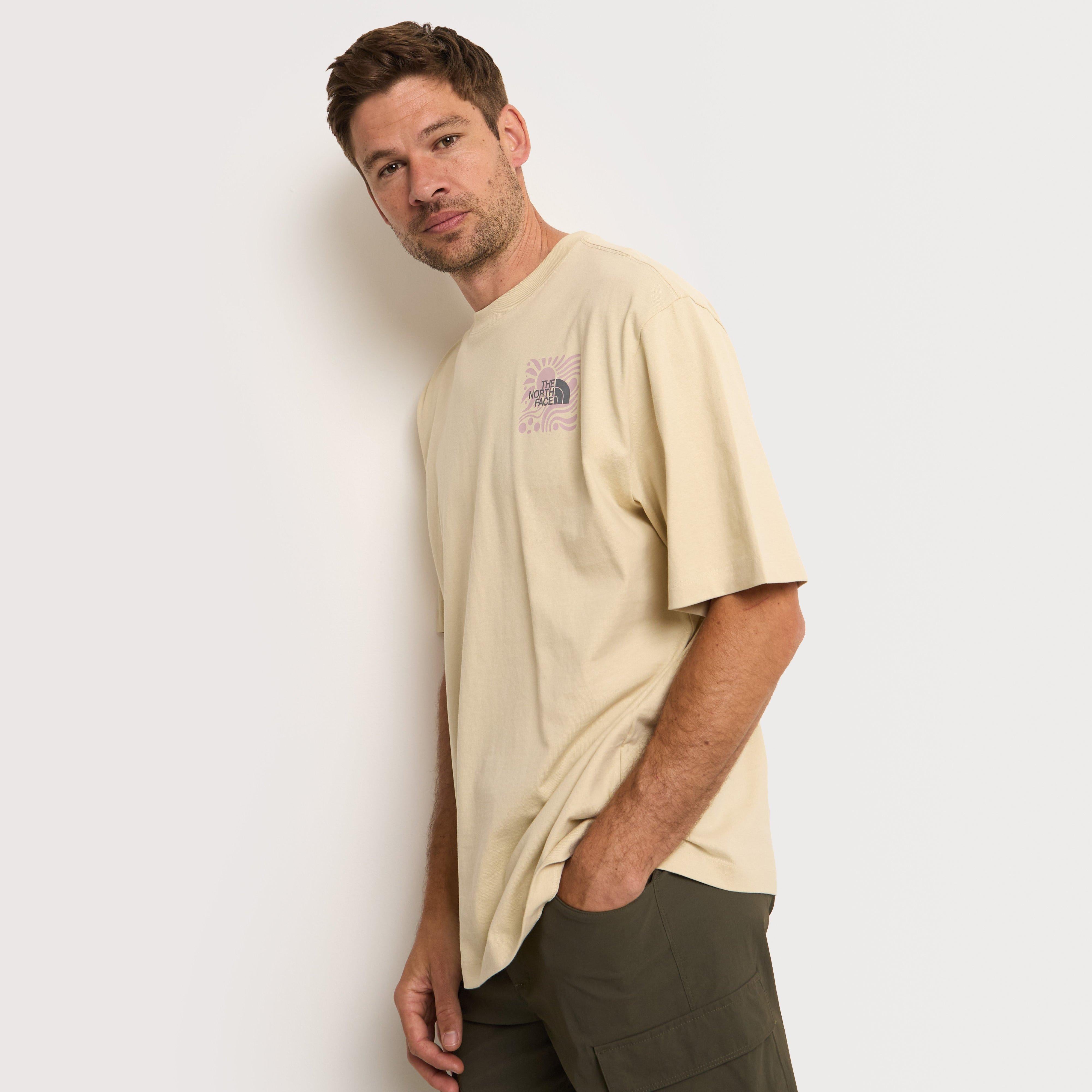 Cream The North Face Unisex Sun Oversized Graphic T-Shirt – GO