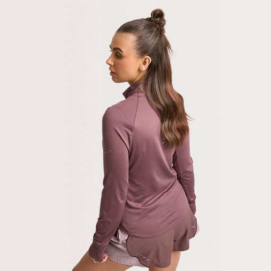 Women's Dri-FIT UV 1/4 Zip Running Top