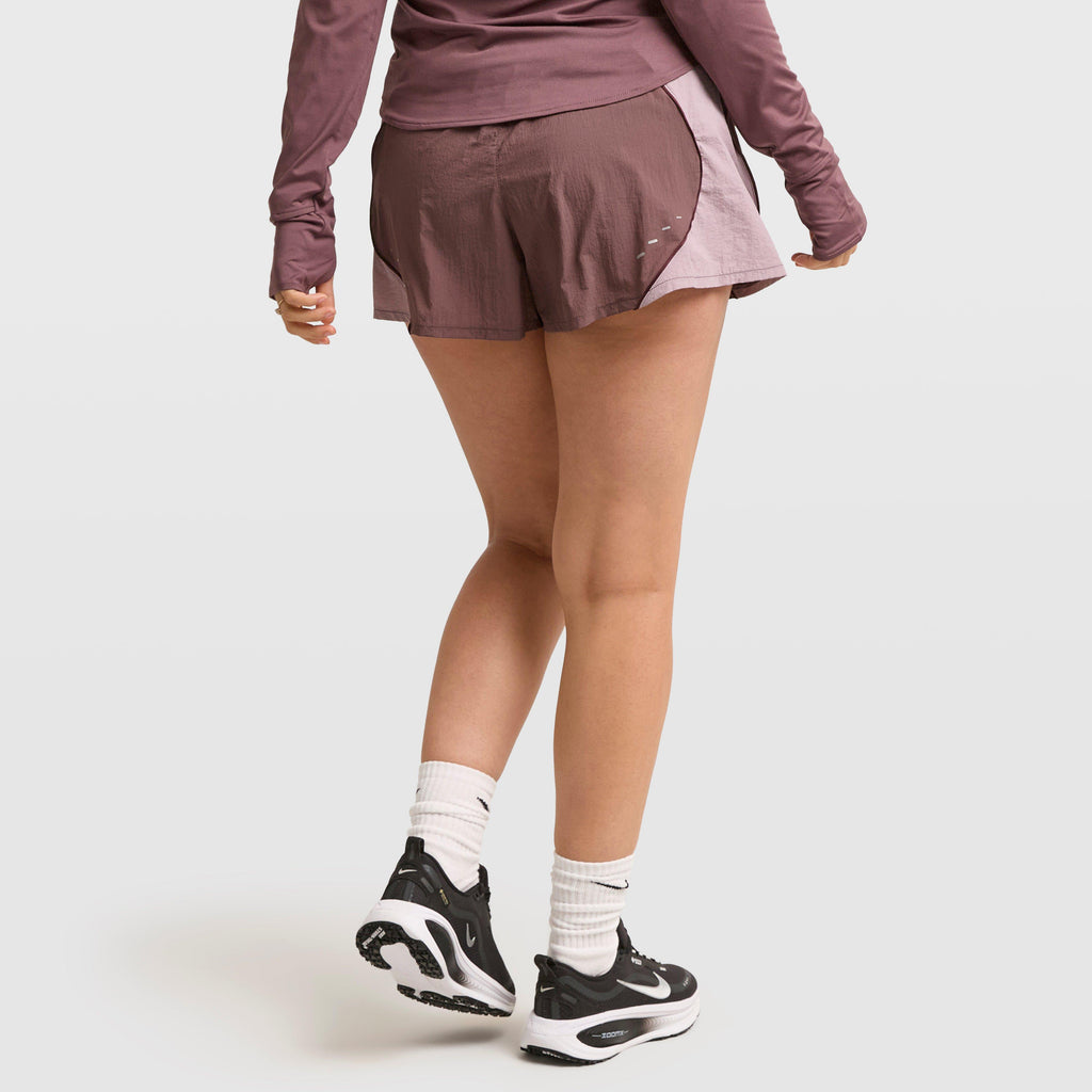 Women's Swift Repel High-Waisted Brief-Lined Running Shorts