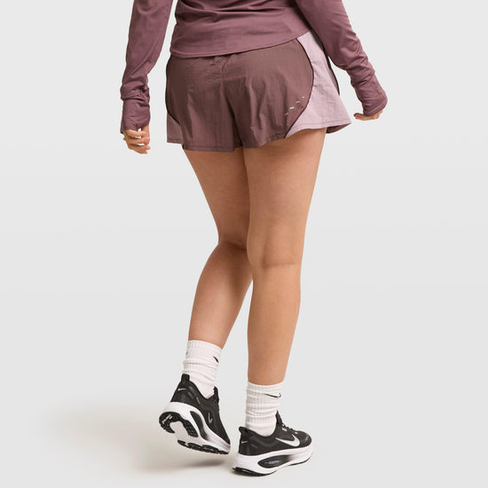 Women's Swift Repel High-Waisted Brief-Lined Running Shorts