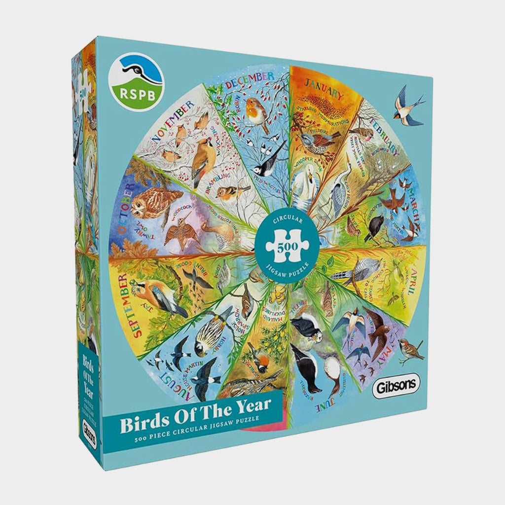 Birds of the Year 500 Piece Circular Jigsaw Puzzle