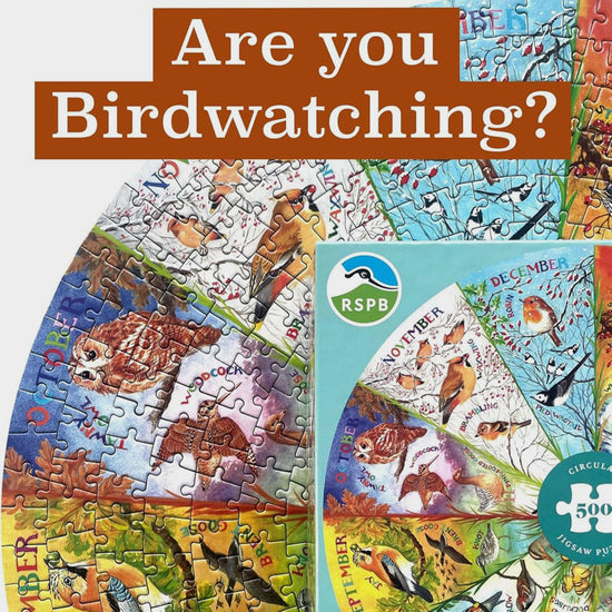 Birds of the Year 500 Piece Circular Jigsaw Puzzle