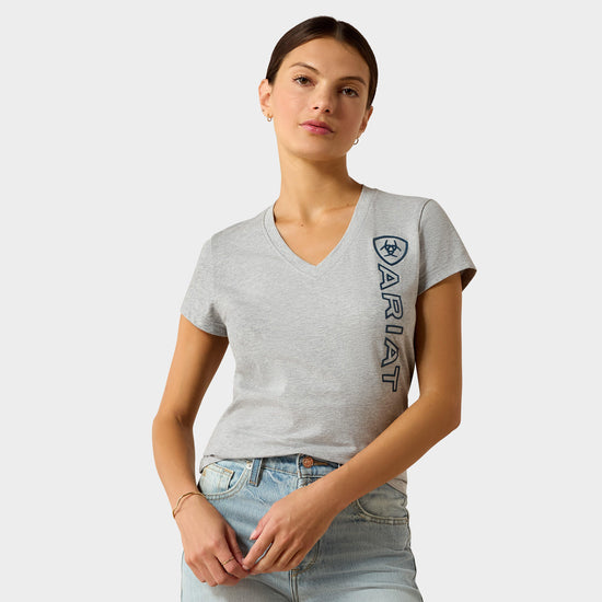 Women's Vertical Logo V T-Shirt