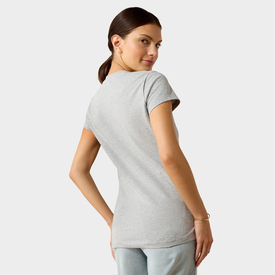 Women's Vertical Logo V T-Shirt