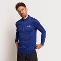 Men's Active Long Sleeve Zip Tee