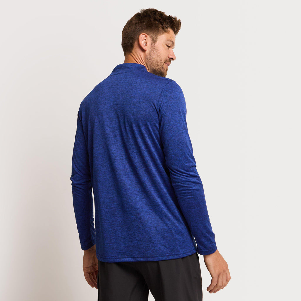 Men's Active Long Sleeve Zip Tee