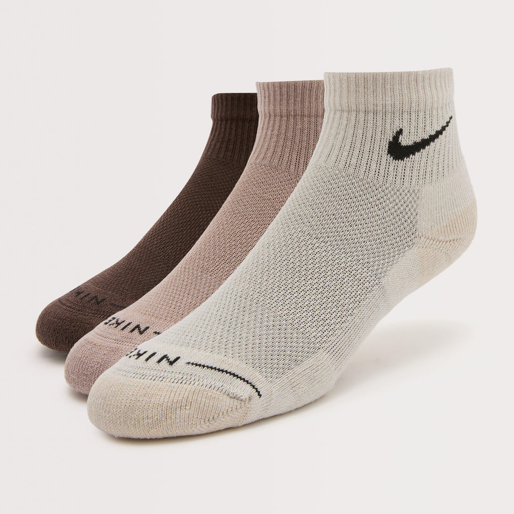 Unisex Everyday Elevated Quarter Socks (3 Pairs)