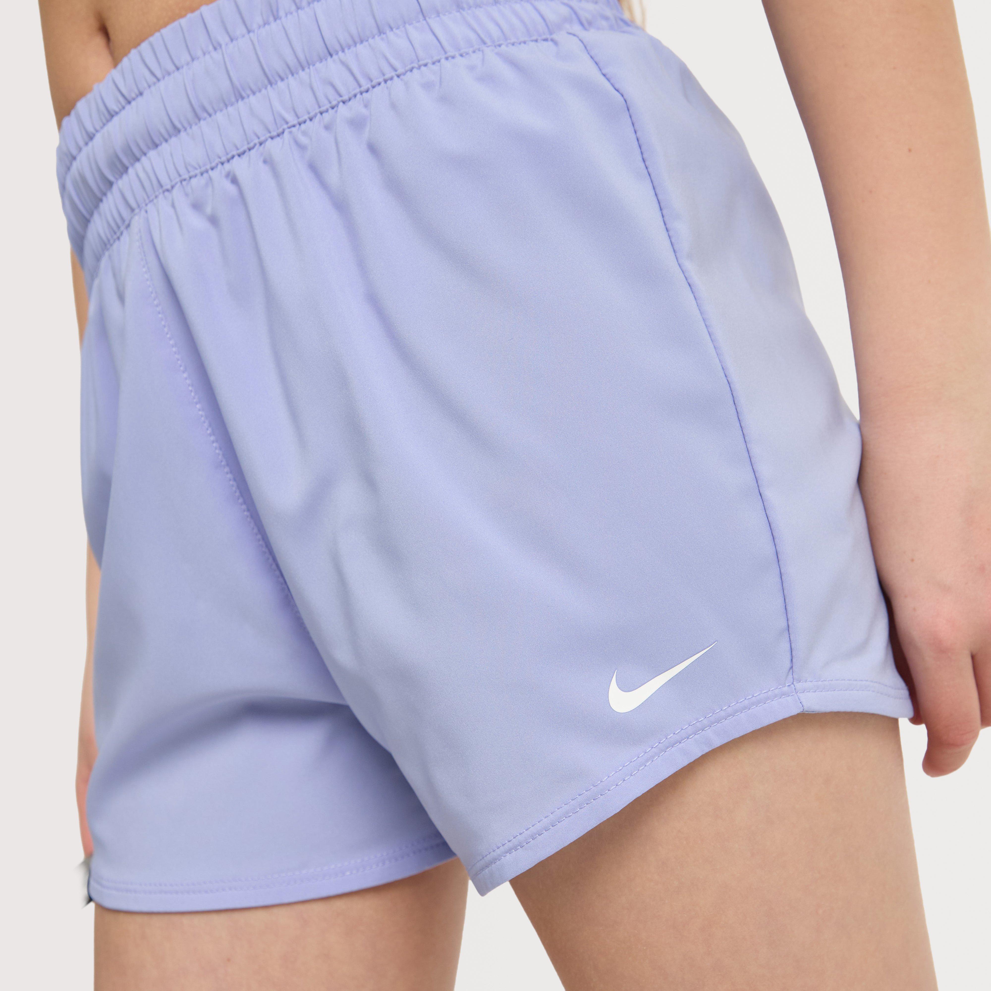 Girls Nike One Dri-FIT High-Waisted Woven Shorts