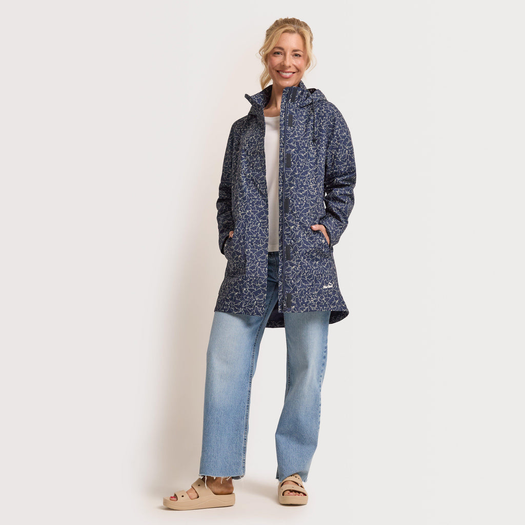 Women's Waterproof Meadow Print Jacket