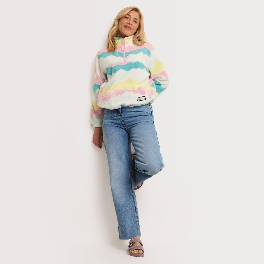 Women’s Half-Zip Borg Fleece