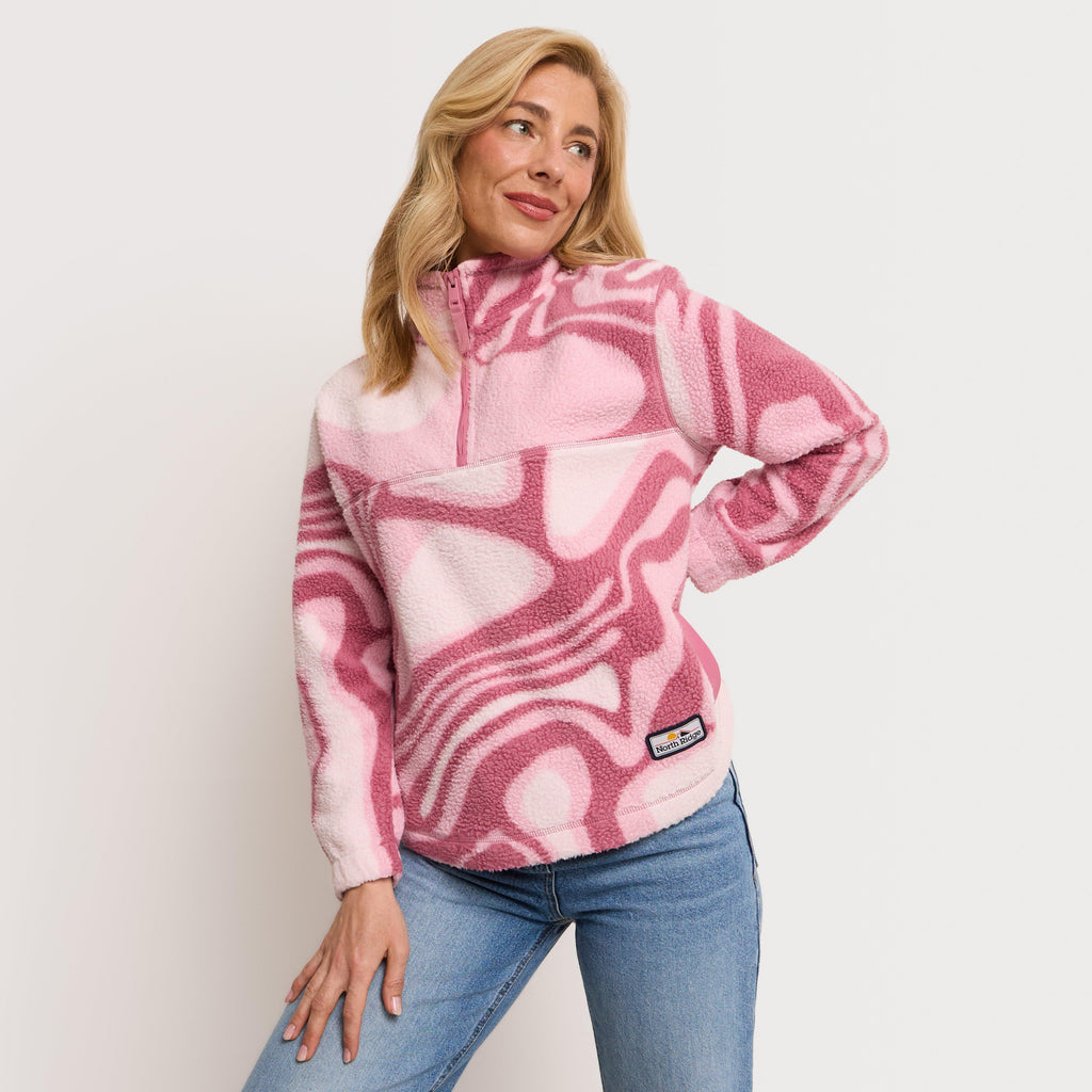 Women's Half Zip Scape Borg Fleece