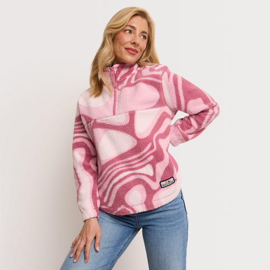 Women's Half Zip Scape Borg Fleece