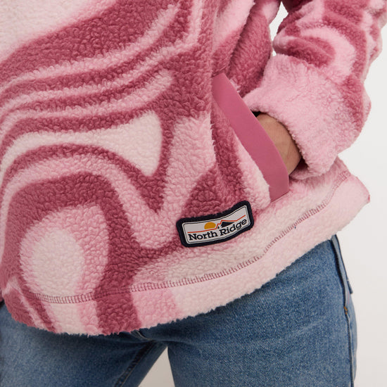 Women's Half Zip Scape Borg Fleece