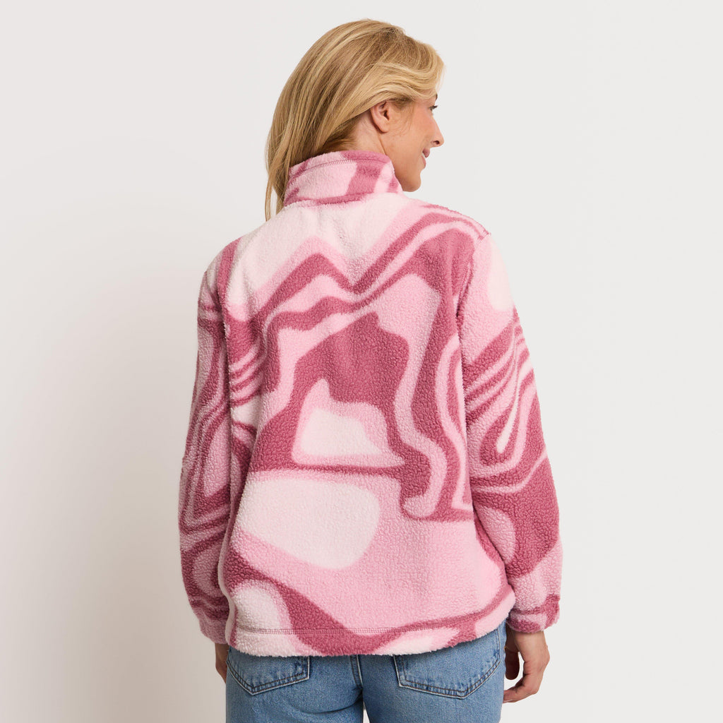 Women's Half Zip Scape Borg Fleece