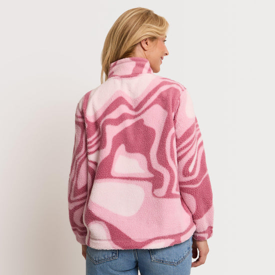 Women's Half Zip Scape Borg Fleece