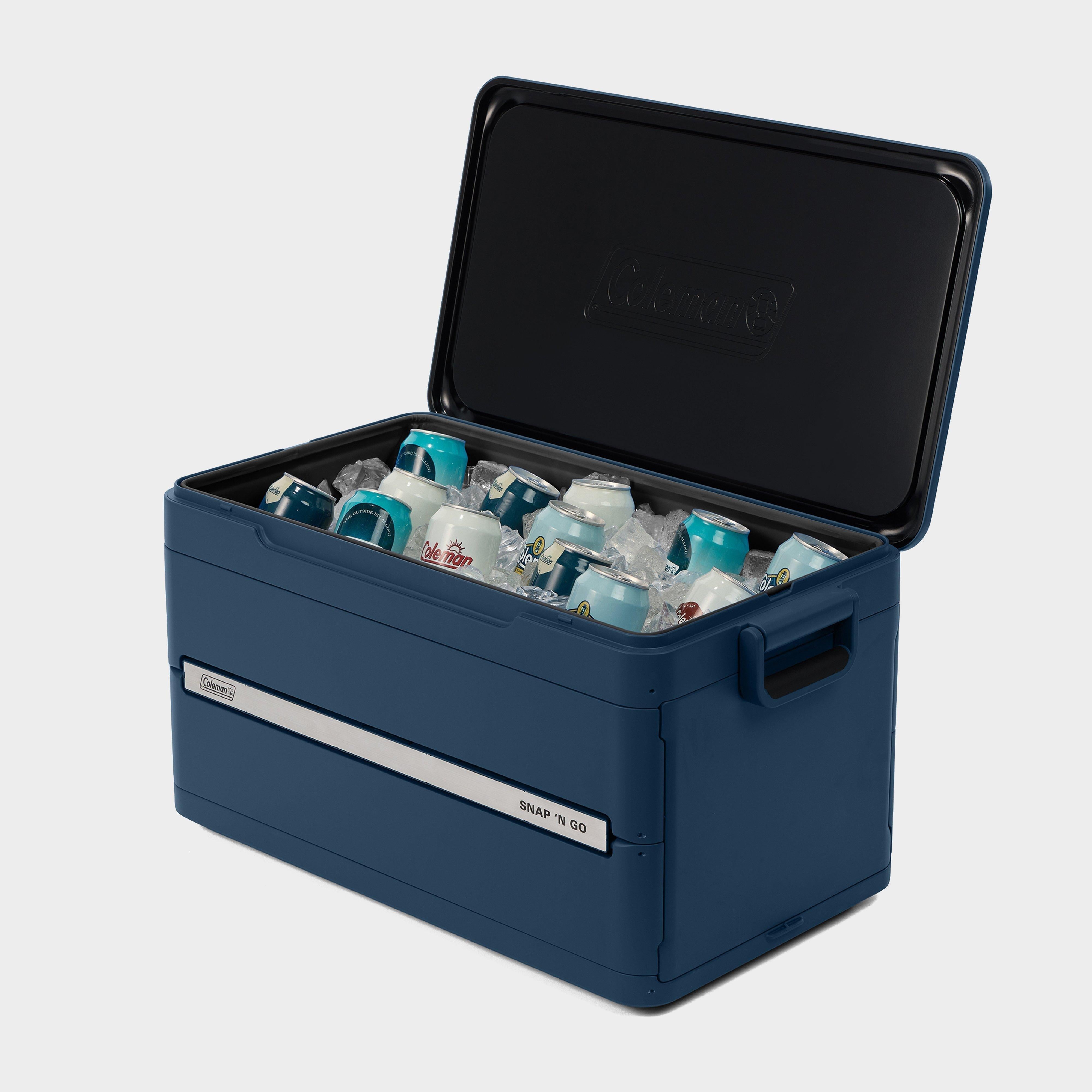 Navy Coleman Snap N Go Collapsible Cool Box 45QT – GO Outdoors