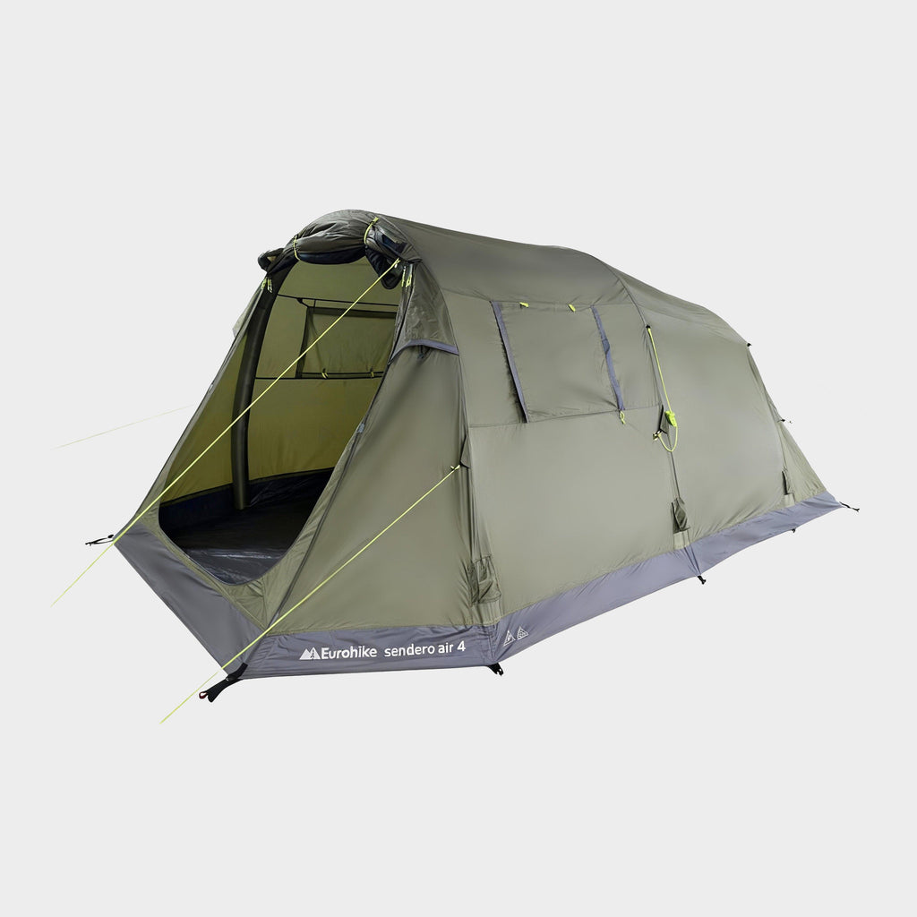 4 man tunnel tent Green Eurohike Sendero Air 4 Family Tent – GO Outdoors
