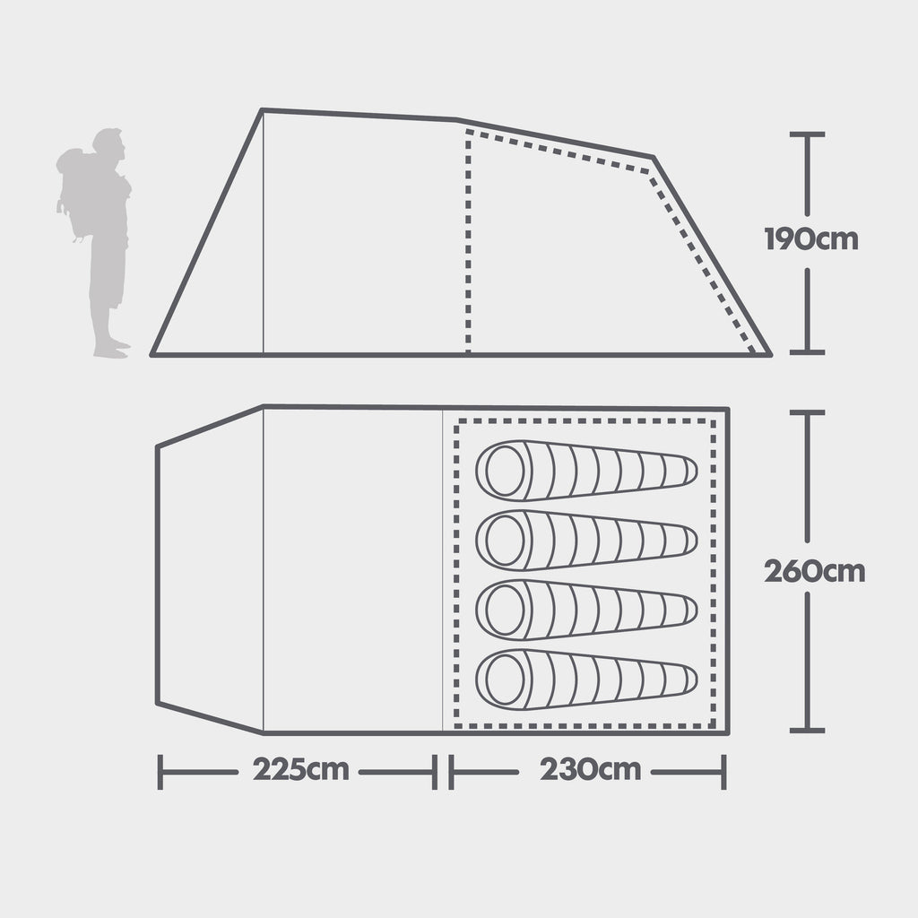 Sendero 4 Family Tent