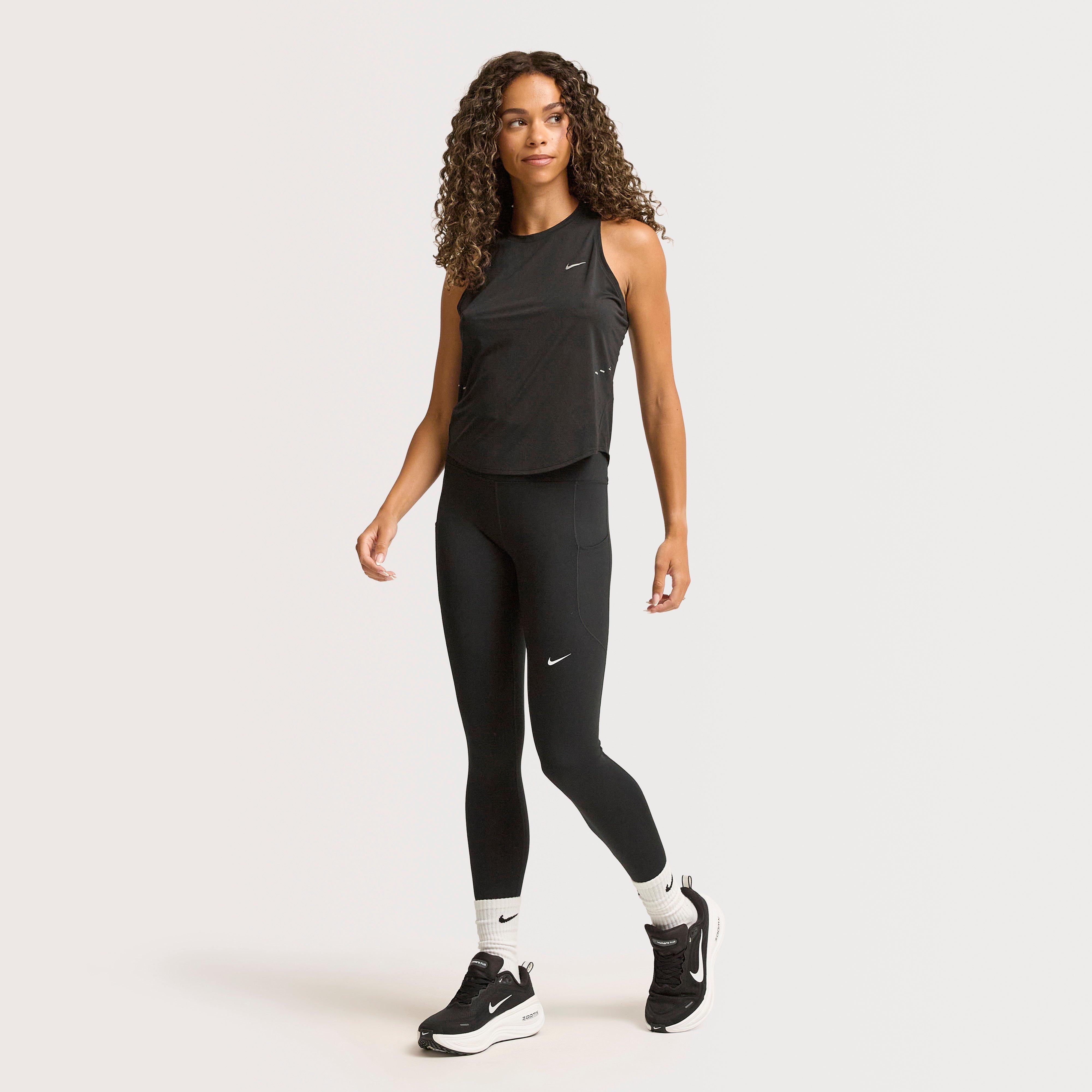 Womens Dri-FIT One High Waisted 7/8 Running Leggings