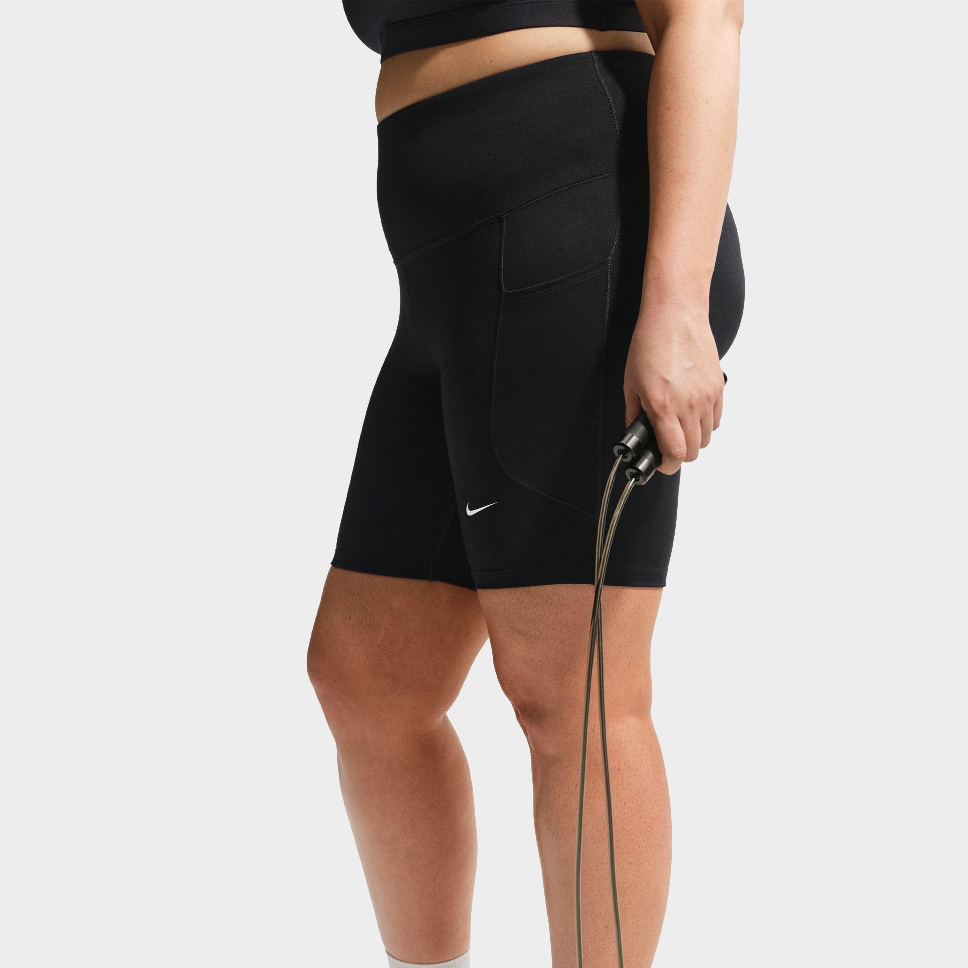 Women’s One High Waisted 8 Inch Pocket Biker Shorts