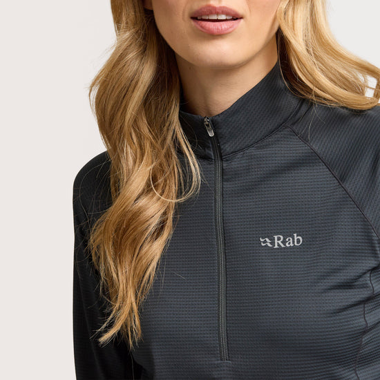 Women's Sonic Long Sleeve Zip - Beluga