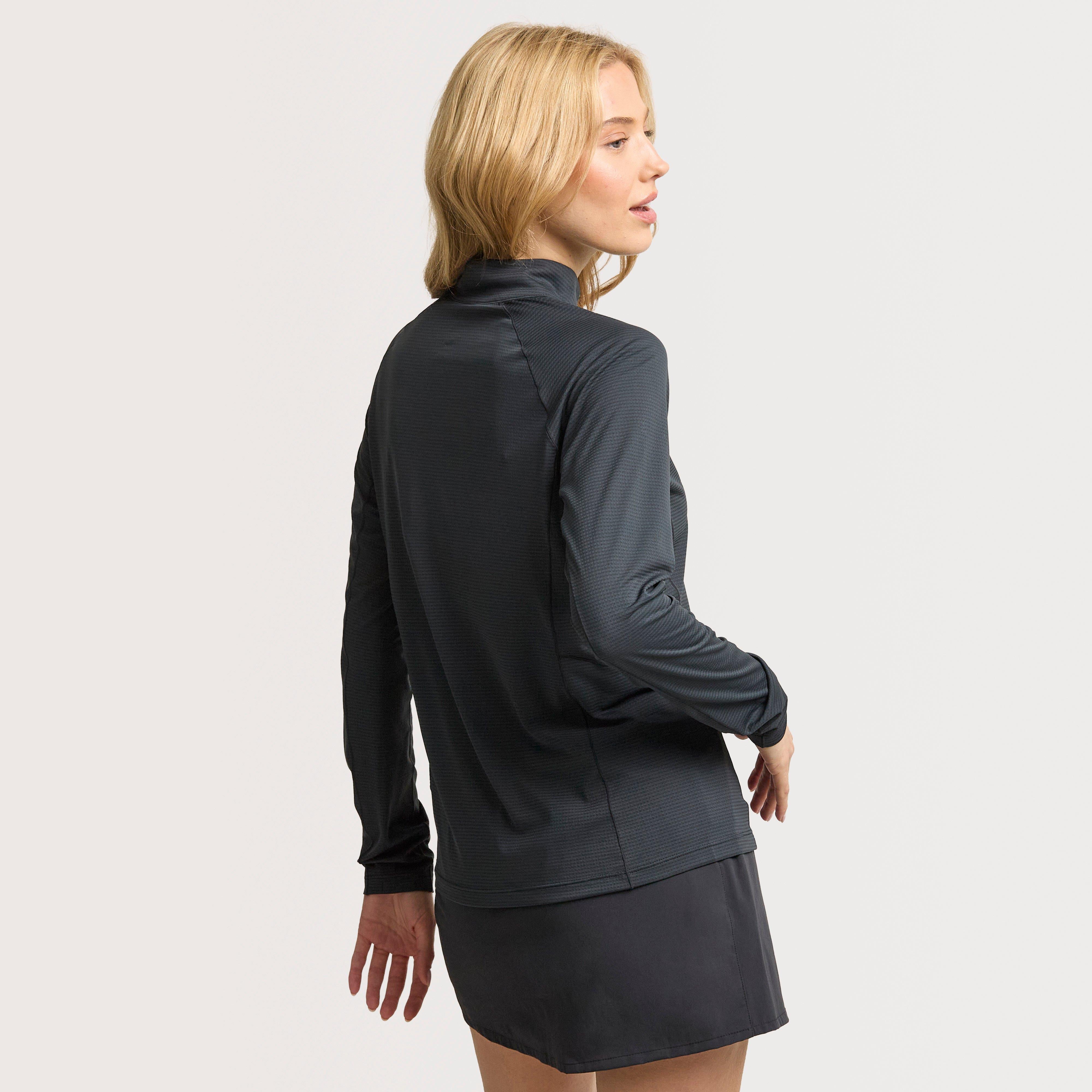 Women's Sonic Long Sleeve Zip - Beluga