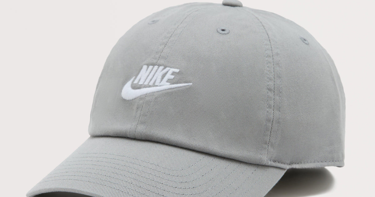 Grey Nike Unisex Club Unstructured Futura Wash Cap – GO Outdoors