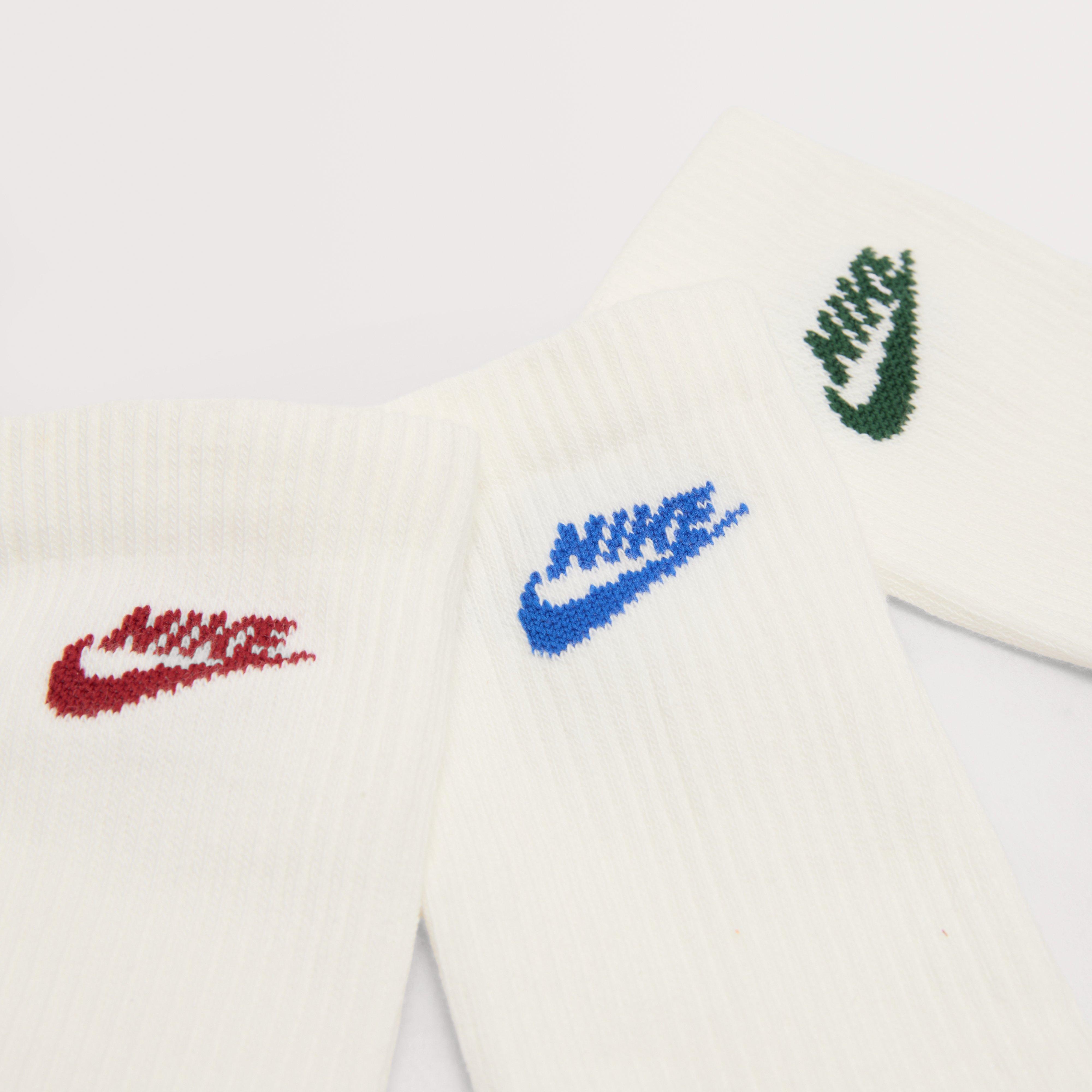 Unisex Everyday Elevated Crew Socks 3 Pack
