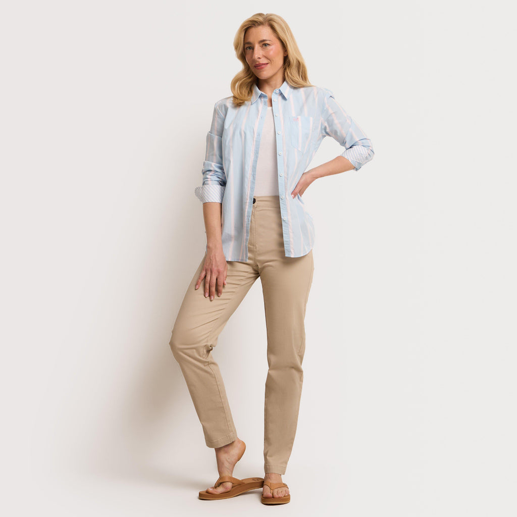 Women's Relaxed Fit Cotton Poplin Shirt