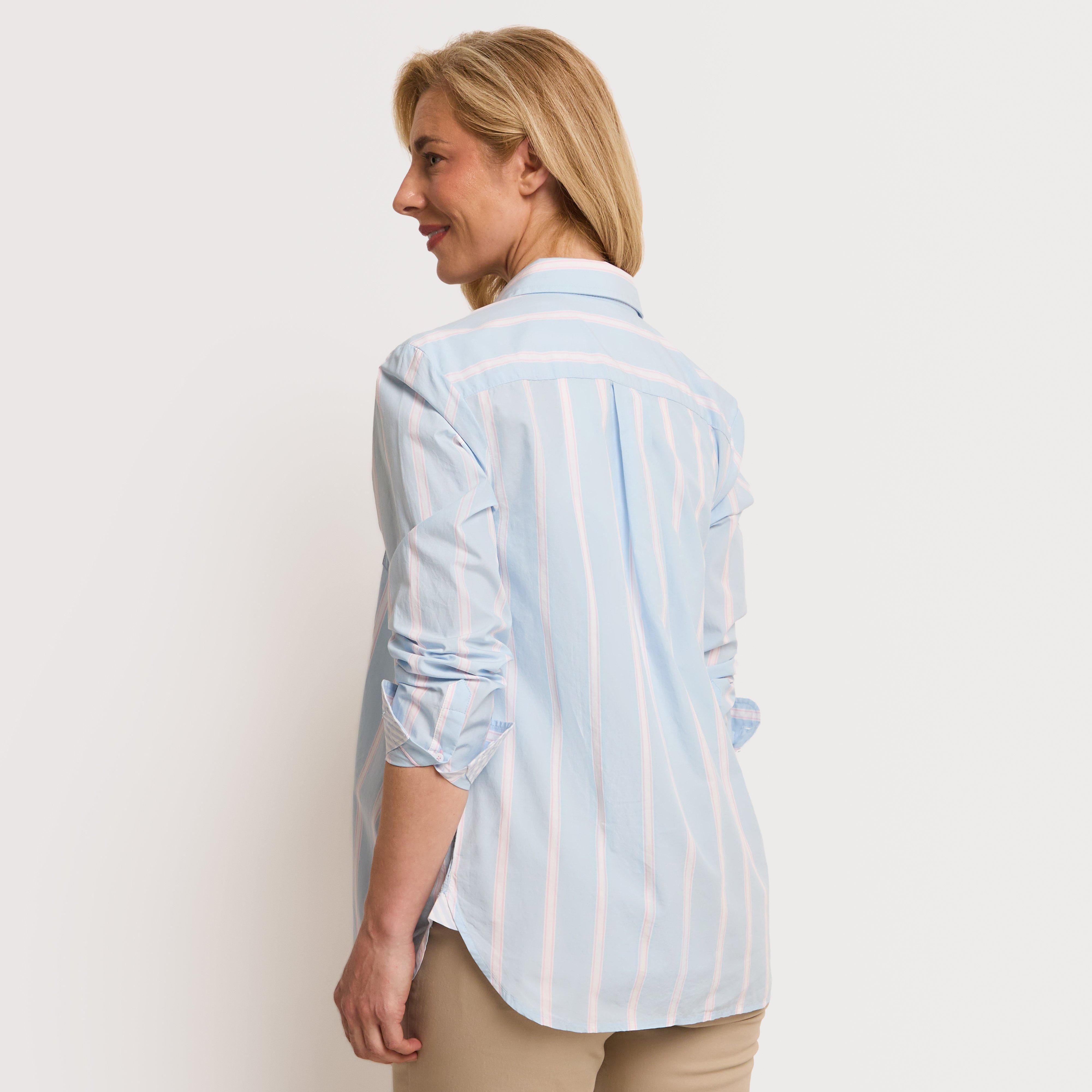 Women's Relaxed Fit Cotton Poplin Shirt