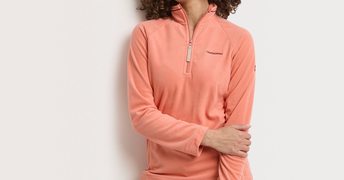 Orange Craghoppers Women's National Trust Miska Half Zip Fleece – GO ...