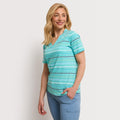 Women's Stripe V-Neck T-Shirt
