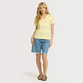 Women's Stripe V-Neck T-Shirt