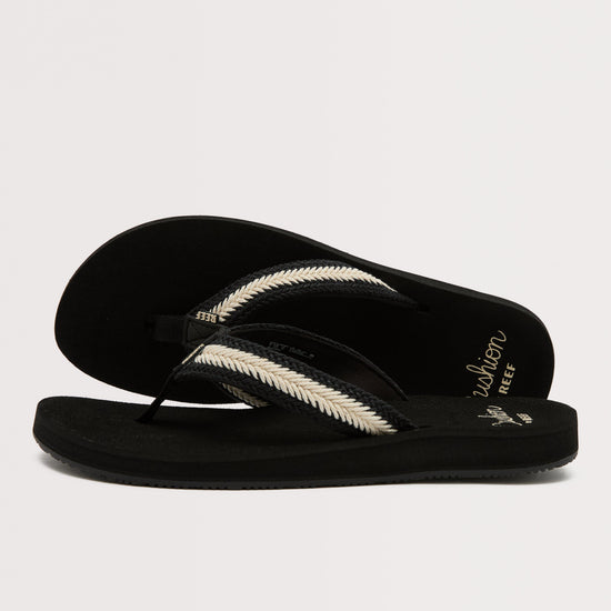 Women's Baja Maria Flip Flops Black Vintage